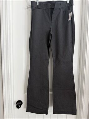 Old Navy Black Pixie Flare High-Rise Pants
